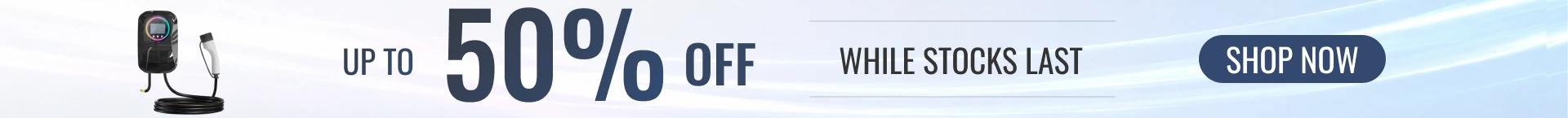 Fifty percent off